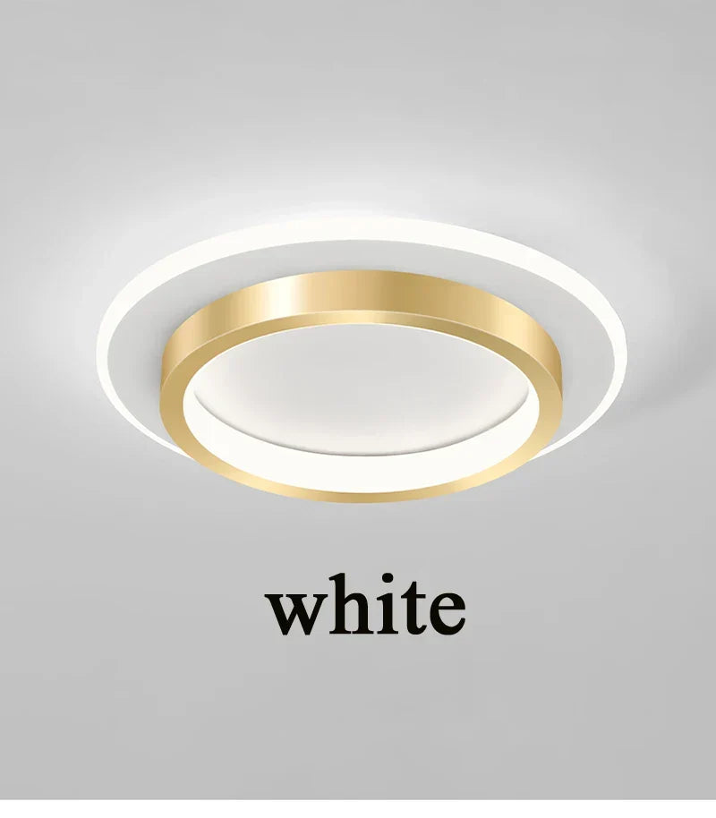 Contemporary Square Panel LED Ceiling Lamp - Surface Mounted Ceiling Lighting for Nordic Entrance, Hallway, Cloakroom | Kalsten