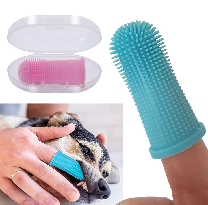 Kalsten | PAWCLEAN PRO – 360° Silicone Finger Toothbrush for Stress-Free Dental Care for Dogs