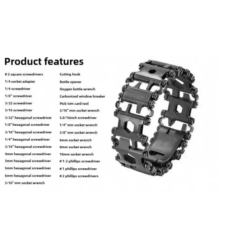 Kalsten | Stainless Steel Multi Tool Bracelet