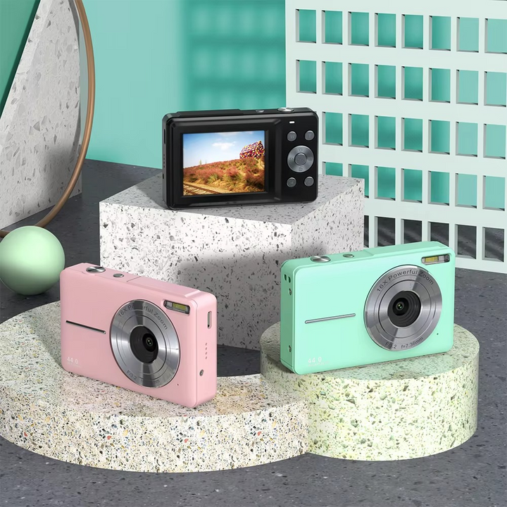 Kalsten | High-Resolution Kids' Digital Camera - 1080P HD, 44MP with 16X Zoom