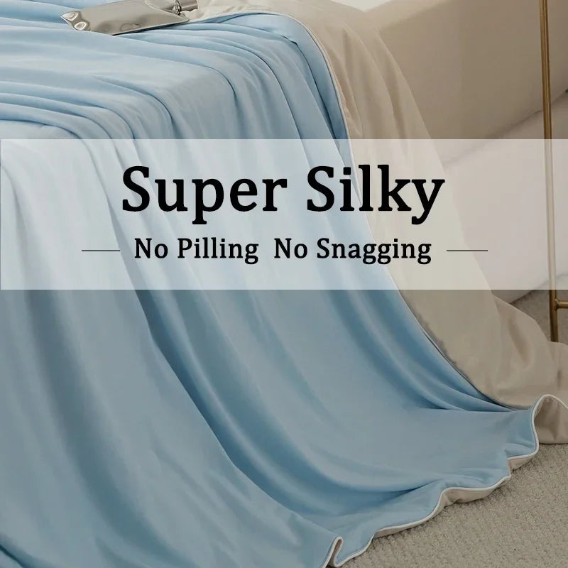 High-Quality Cooling Blanket – Smooth Air-Conditioning Comforter, Lightweight Summer Quilt with Double-Sided Cooling Fabric | Kalsten