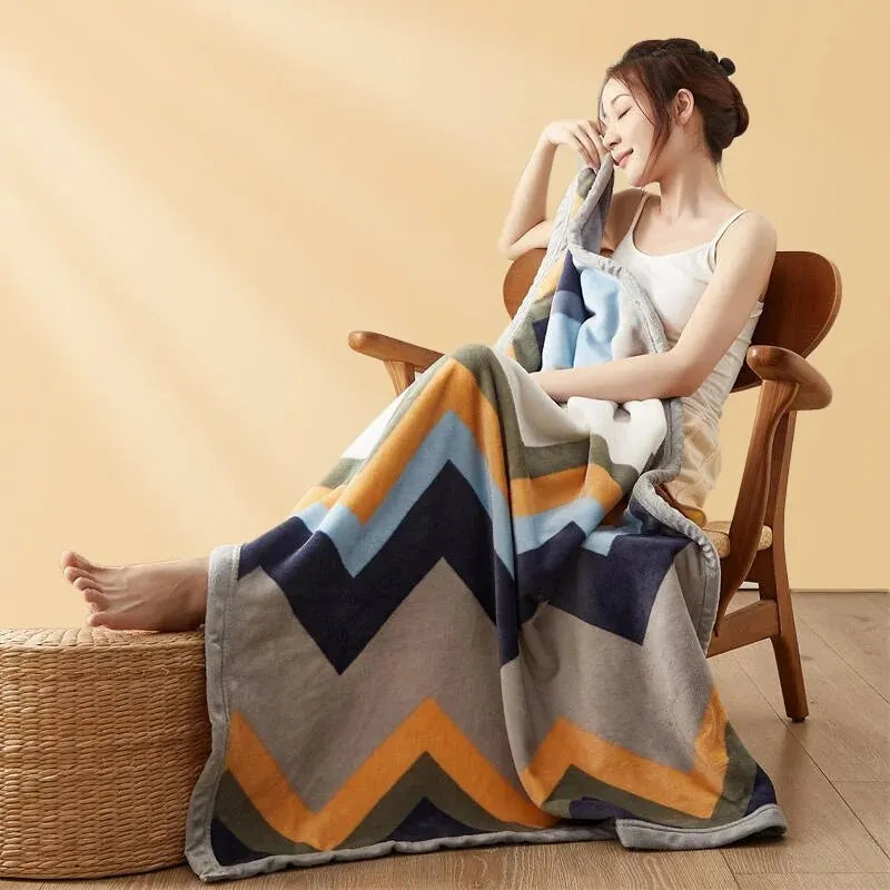 Extra Soft Thickened Flannel Blanket – Cozy Nap & Air Conditioning Throw | Kalsten