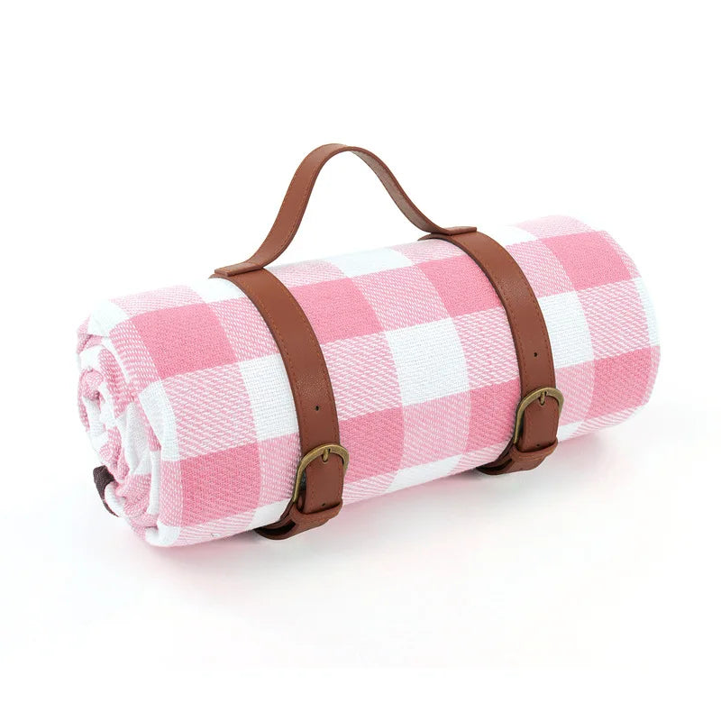 NovaPlaid | Waterproof Foldable Picnic Blanket with Carry Strap | Kalsten