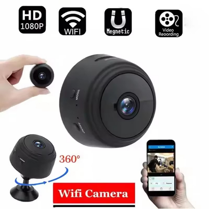 Kalsten | Mini 1080p HD Wireless Security Camera with Night Vision and Audio