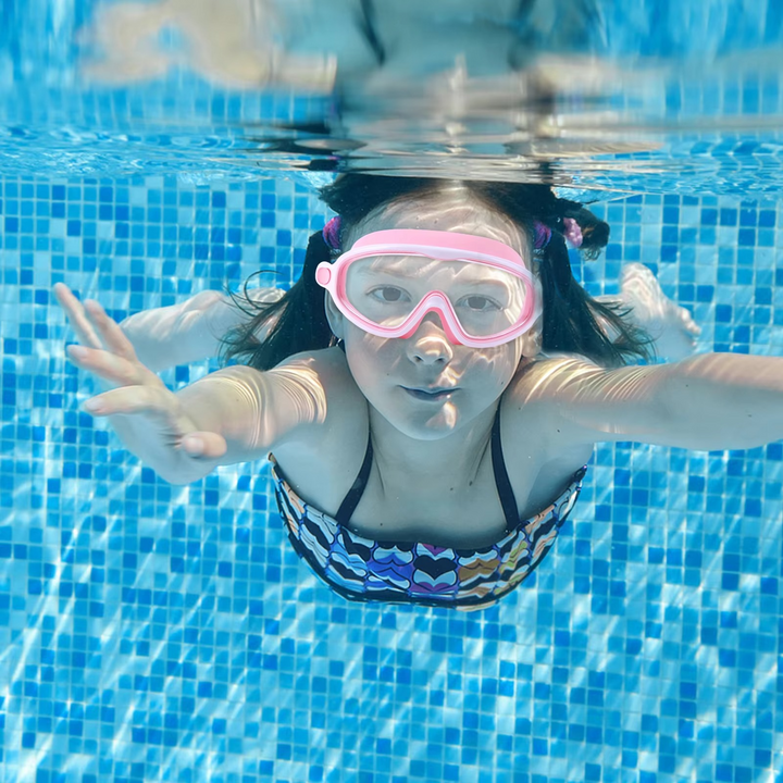 Kalsten | 2-Pack HD Swimming Goggles with Earplugs, Wide-View Waterproof Dive Mask