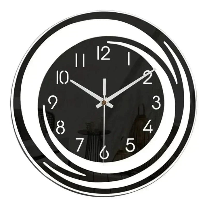 Kalsten | Black Acrylic Wall Clock – Modern Scandinavian Design