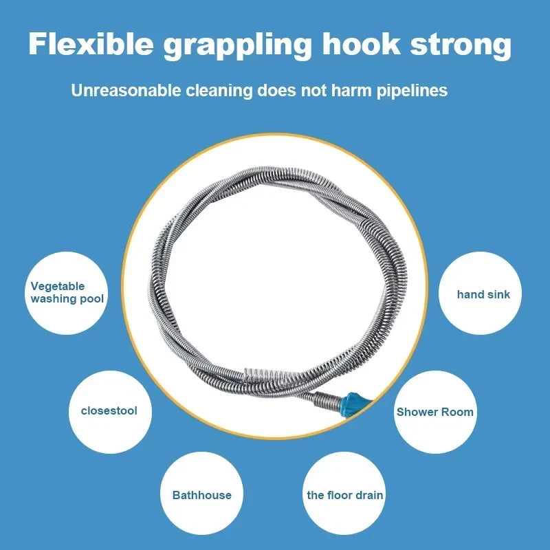 Pipe cleaning spiral drainage | Kalsten