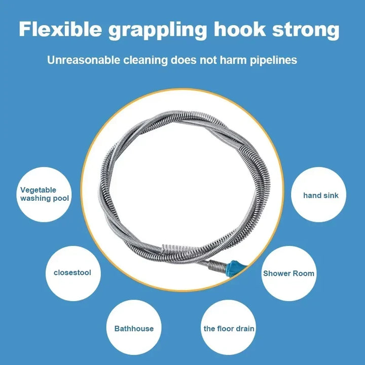 Pipe cleaning spiral drainage | Kalsten