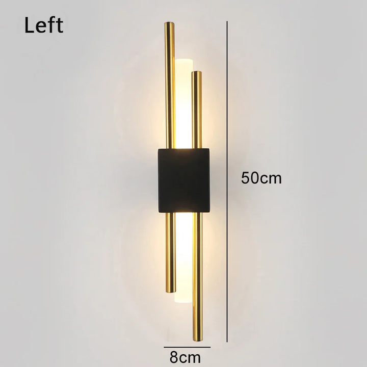 Nordic LED Wall Lamp – Contemporary Wall Sconce for Bedroom, Staircase, and Living Room | Kalsten