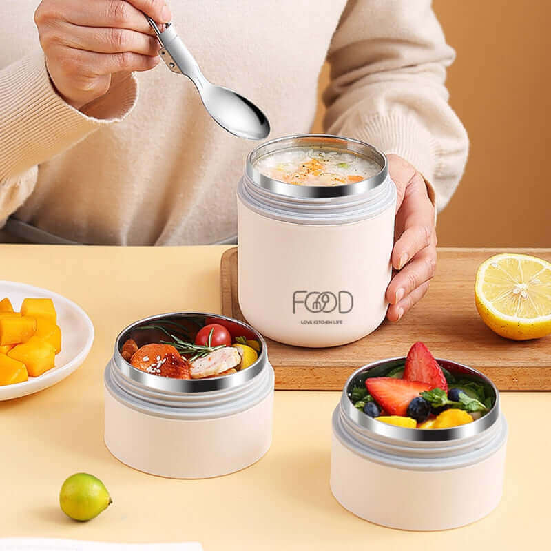 Skanto | LunchBuddy Premium Lunch Box | Leak-Proof & Sustainable | Bento Box with Compartments | Ideal for Work & School
