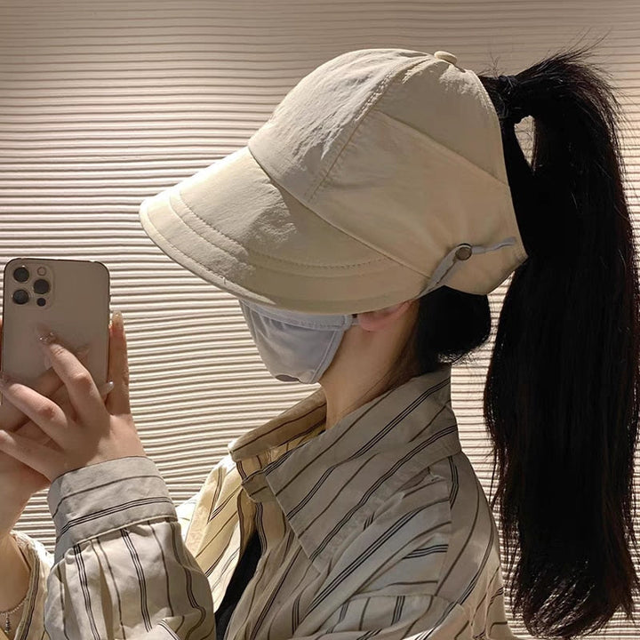 Sun Safe Chic Summer Mask Holder Hat | Kalsten