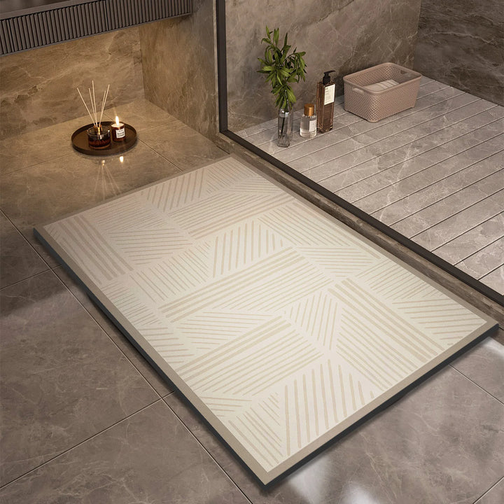 Kalsten | Superabsorbent Non-slip Bath Mat Quick-drying Shower Rug