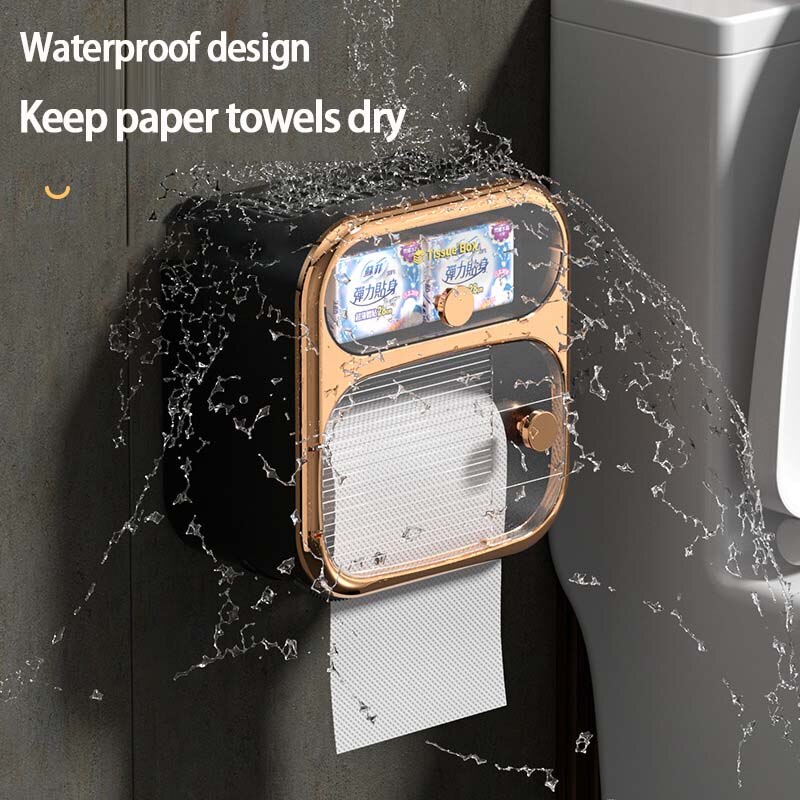 Kalsten | MultiBox Wall-Mounted Toilet Paper Towel Storage Box