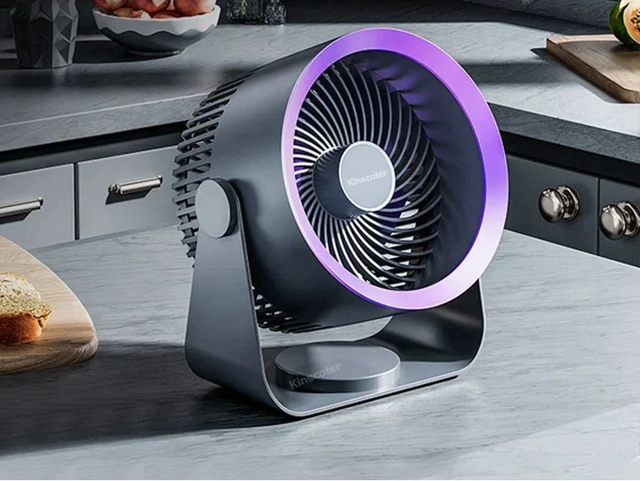 Luna Wall and Desk Fan – Wireless Whisper-Quiet USB-C Fan with 3 Speeds | Kalsten