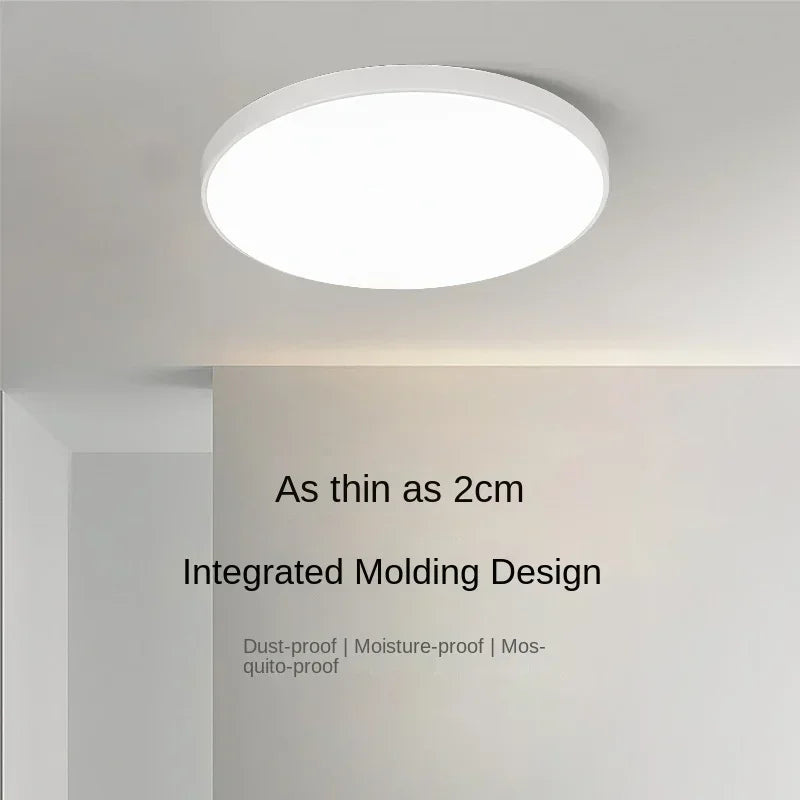 Contemporary Circular LED Ceiling Lamp - Study Eye Protection Lamp for Bedroom, Bathroom, Hallway | Kalsten