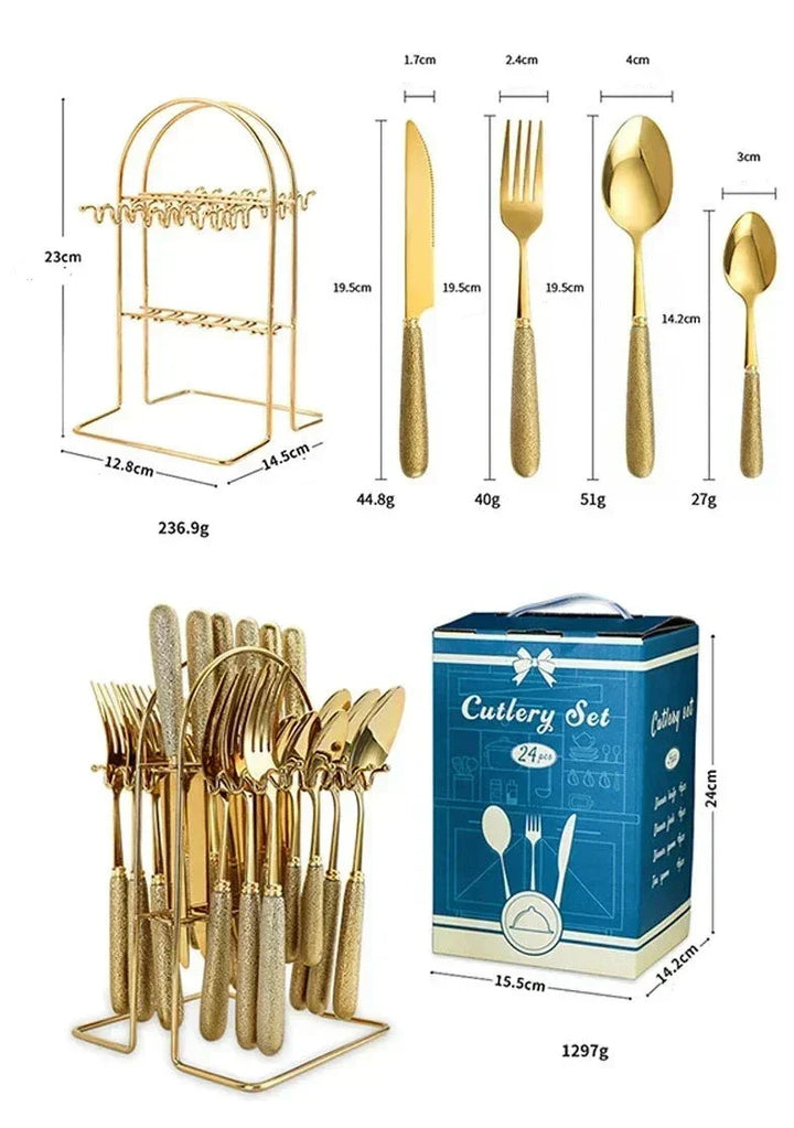 Stylish Luxury Cutlery Set Made of Stainless Steel for Every Meal Kalsten