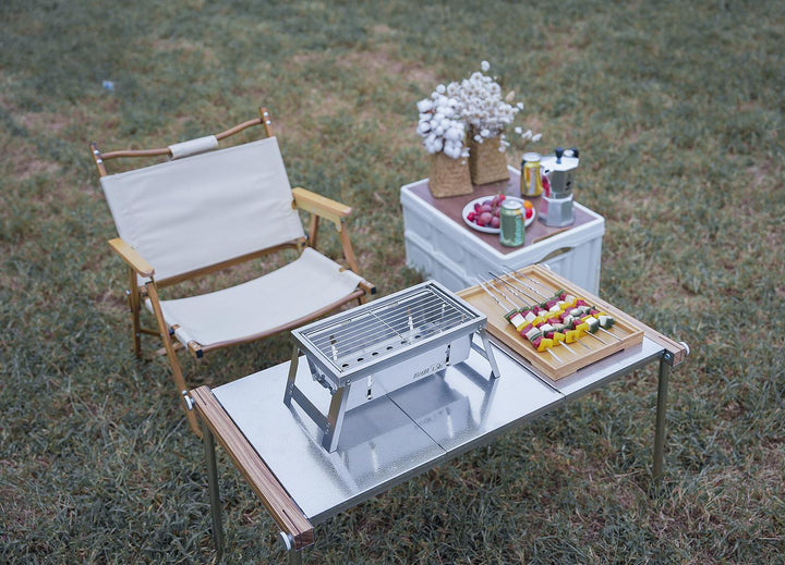 Ultimate Camping Style Stainless Steel Foldable Grill | Kalsten