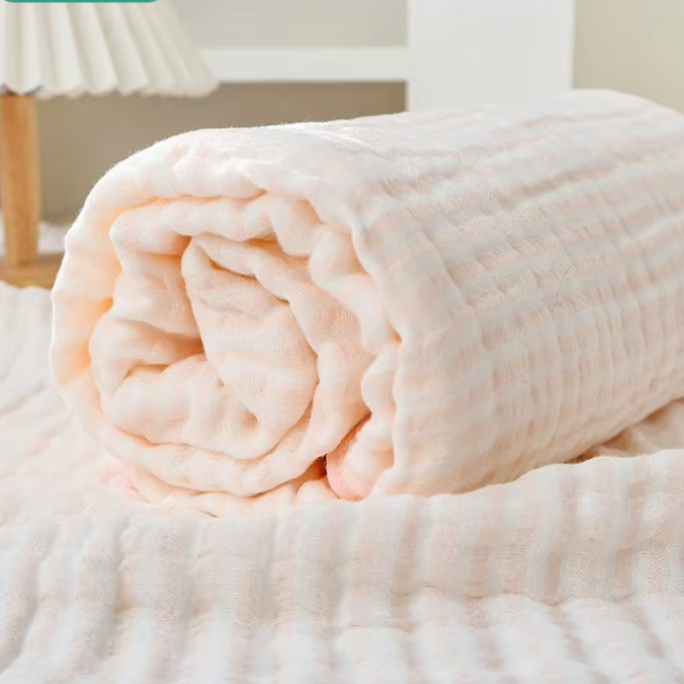 Kalsten | Premium 6-Layer Muslin Cotton & Bamboo Blend Baby Swaddle Blanket
