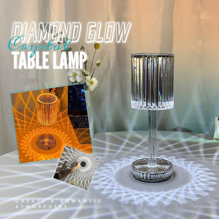 Diamond Glow Acrylic Touch Table Night Lamp | Kalsten