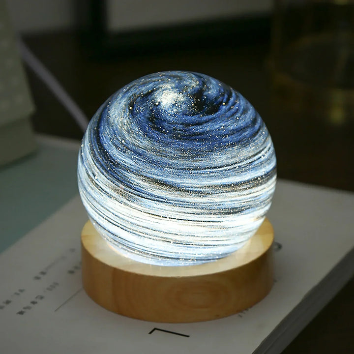 3D Crystal Planets Atmosphere Night Lamp | Kalsten