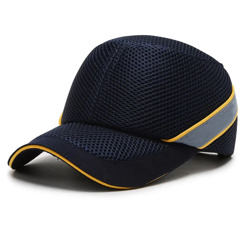 Skanto | Red Safety Bump Cap - Helmet with Hard ABS Inner Core for Head Protection at Home, Work, and Factory