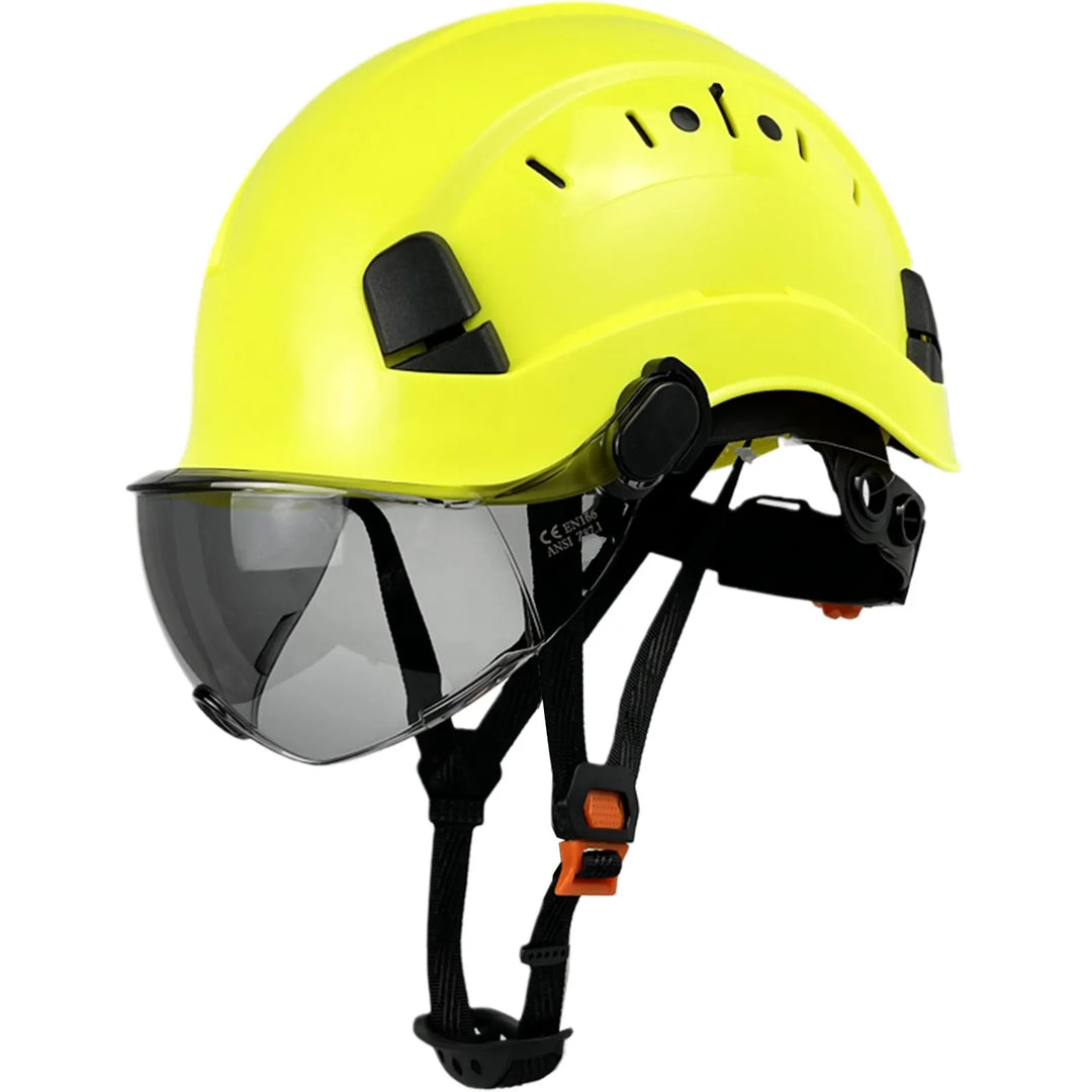 Kalsten | CE ABS Safety Helmet with Goggles & Visor – SafeGuard