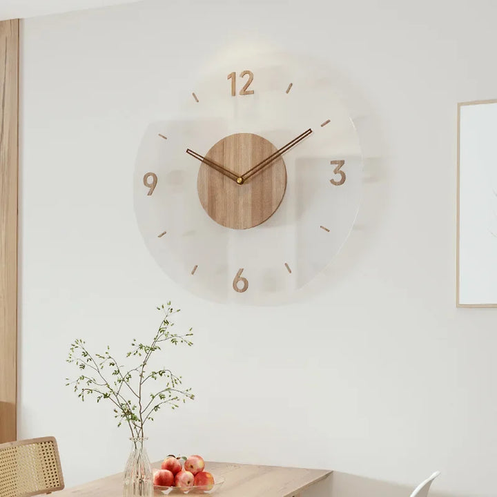 Minimalist Wooden Wall Clock
