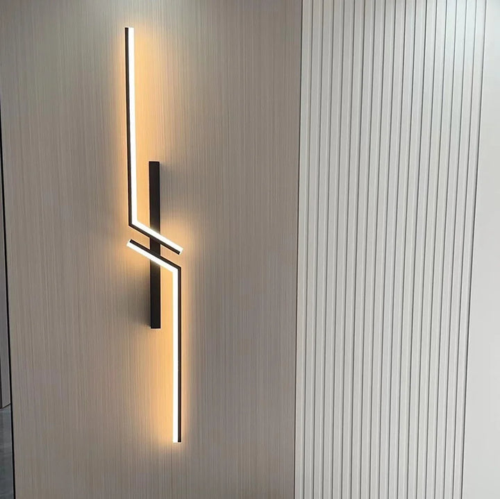 Modern Dimmable LED Wall Light – Remote-Control Minimalist Wall Sconce for Bedroom, Living Room, and TV Background | Kalsten