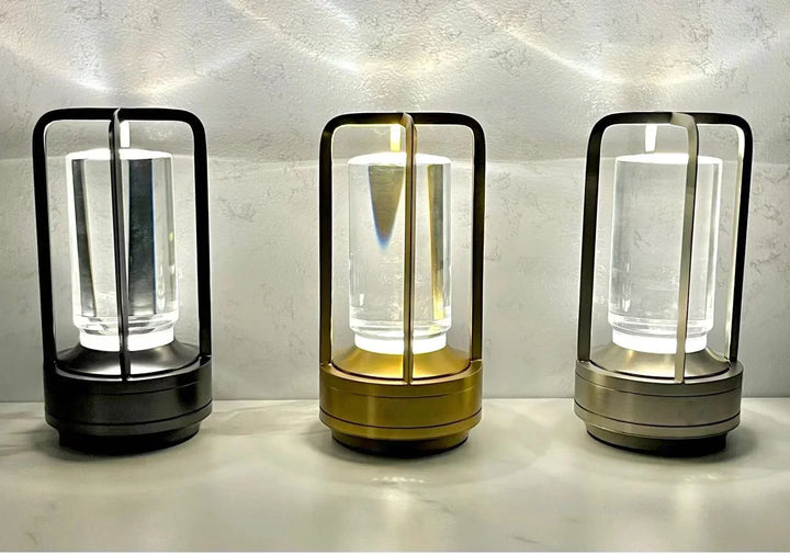 Rechargeable Wireless LuxuryGlow Table Lamp - Elegant Wireless Lamp for Any Mood | Kalsten