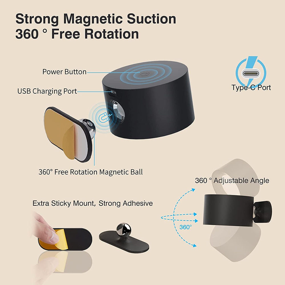 Eco Glow Rechargeable Wall Lamp | Kalsten