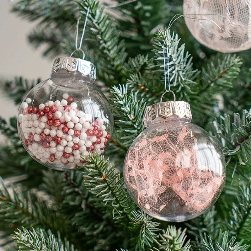 Transparent hollow ball Christmas tree decoration | Kalsten