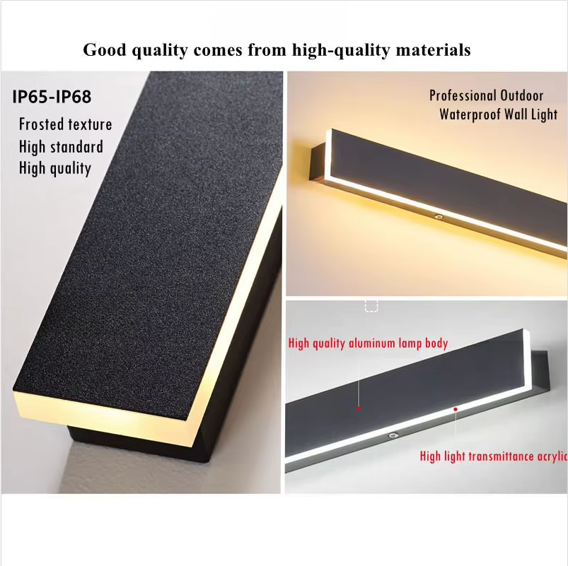 Elegant Waterproof LED Outdoor Wall Lamp