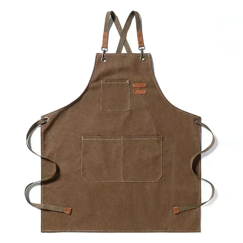 Canvas apron with pockets, adjustable, Unisex | Kalsten