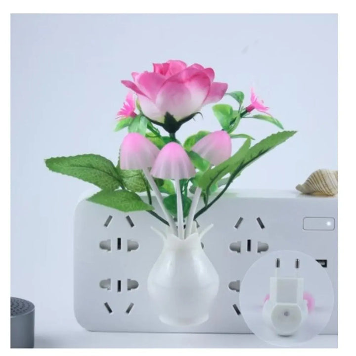 Mini Flower Vase Smart Light Sensor Night Lamp | Kalsten