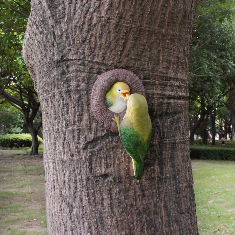 Lovebirds Tree Hug Wall Hanging Decor | Kalsten
