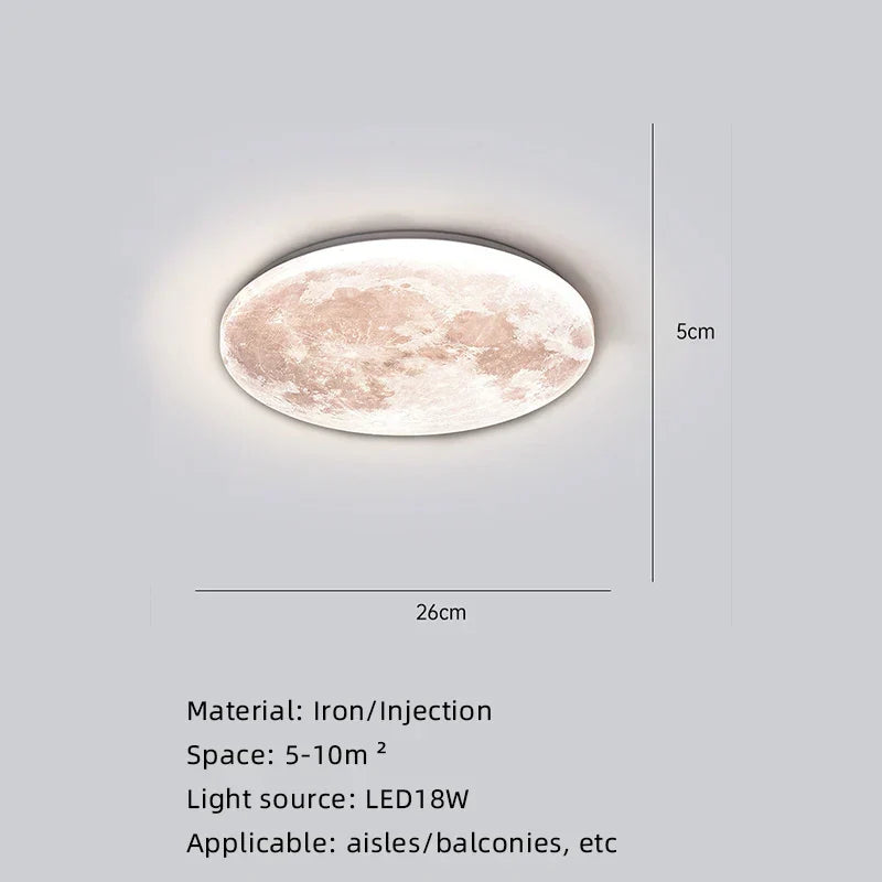 Moon Surface Artistic Modern Ceiling Lamp | Kalsten