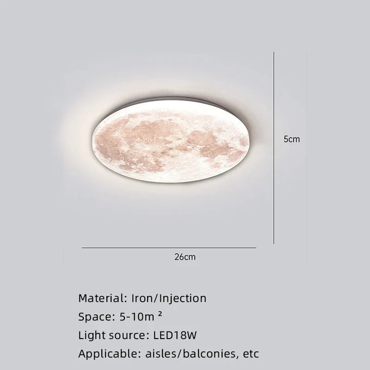 Moon Surface Artistic Modern Ceiling Lamp | Kalsten