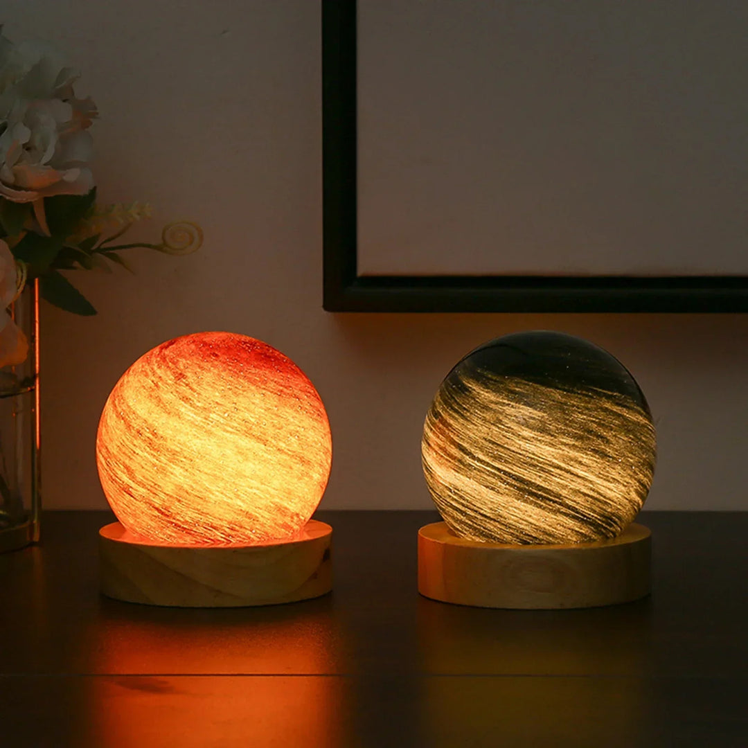 3D Crystal Planets Atmosphere Night Lamp | Kalsten