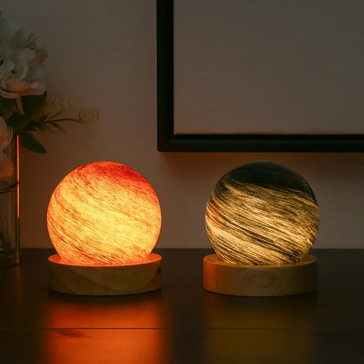 KosmosGlow - 3D Crystal Planets Night Lamp | Kalsten