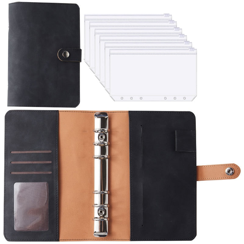 Kalsten | Financial Planner Leather Multi Pocket Bill Organizer Notebook