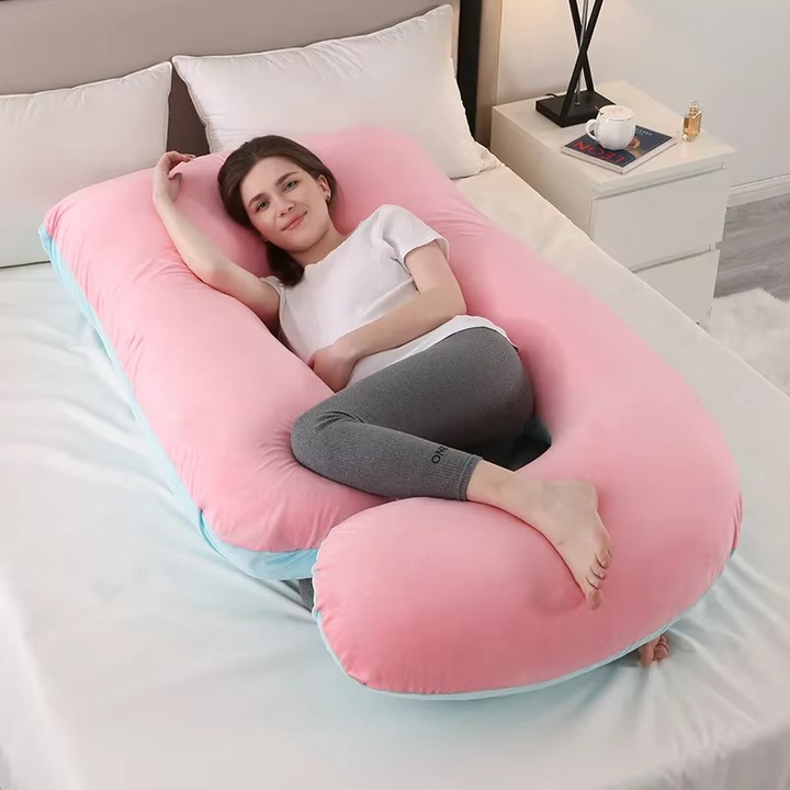 Kalsten | J-Shaped Maternity Support Pillow for Side Sleeping and Breastfeeding