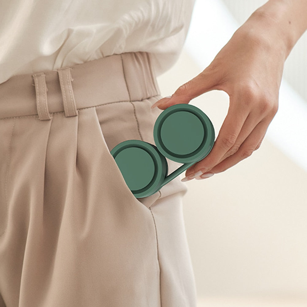 Retractable Aroma Therapy Bladeless Neck Fan - Image 0
