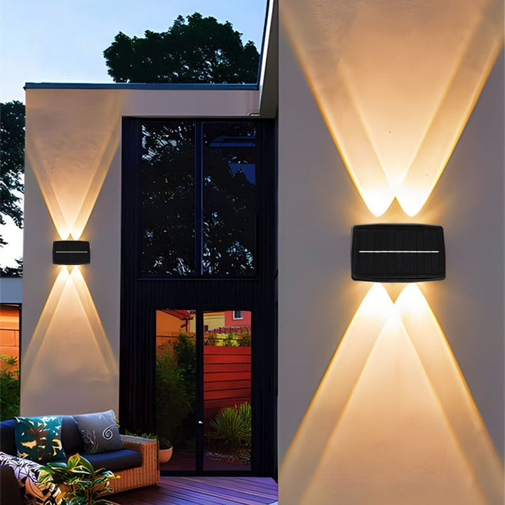 EcoLight - Sustainable Solar LED Outdoor Wall Lamp for Efficient Lighting | Kalsten