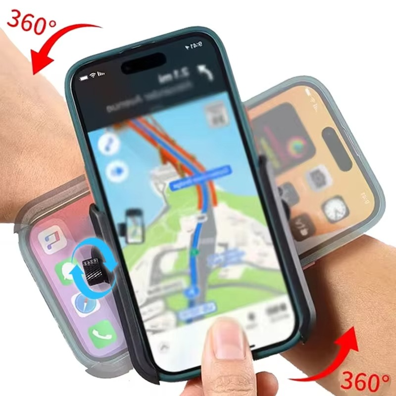 Kalsten | 360° Rotating Wrist Strap Phone Holder for Running and Cycling