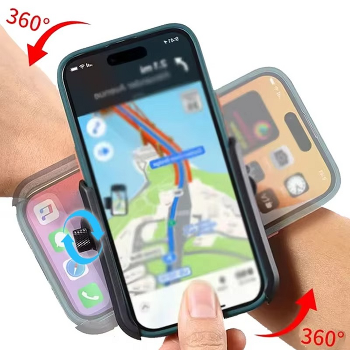 Kalsten | 360° Rotating Wrist Strap Phone Holder for Running and Cycling