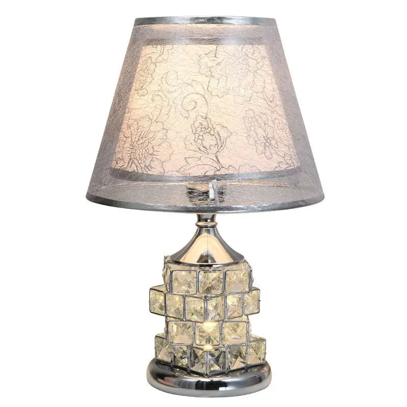 Modern Crystal Table Lamp – European Style Luxury Lamp for Wedding Gift Ideas, Sweet Bedrooms, and Home Decor | Kalsten