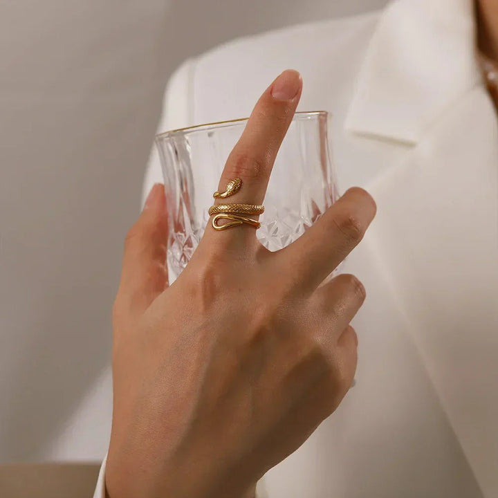 Kalsten | Adjustable Spiraling Snake Ring