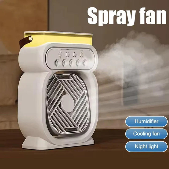 3in1 Air Cooler LED Night Lamp Humidifier Fan | Kalsten