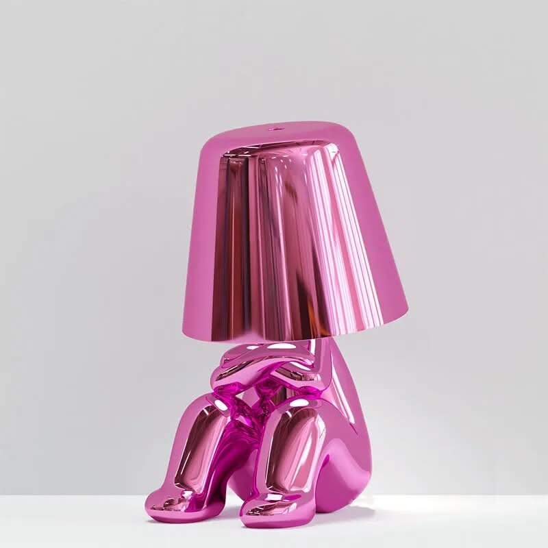 Goldie Resin Thinker LED Table Lamp | Kalsten