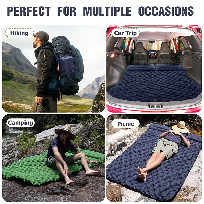 Portable Inflatable Built-in Pillow Nature Nest Camping Bed | Kalsten